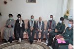 فرمانده ناحیه مقاومت بسیج گچساران با خانواده شهدا ديدار كرد