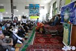 برپایی محفل شبی با قرآن در امامزاده خراسانی لاهرود