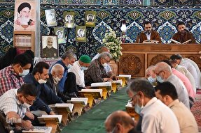 فیلم | مراسم جزءخوانی قرآن کریم - مسجد المهدی سمنان