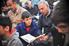 عکس | محفل تلاوت قرآن در مسجد ولایت