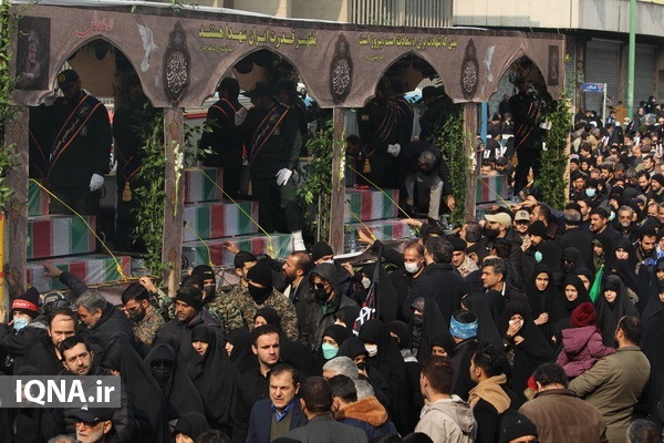 عکس | وداع با 200 شهید گمنام