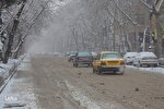 بارش برف در بجنورد