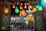 عکس | جشن نیمه شعبان در حرم رضوی