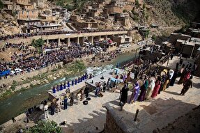 فیلم | طنین نوای رحمت دف‌نوازان در هورامان