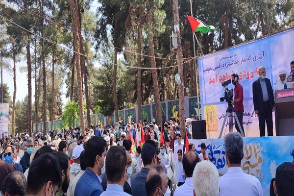 عکس | تجلی روز جهانی قدس در زاهدان