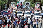 عکس | راهپیمایی روز قدس در شهرستان زرند و خانوک