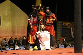 عکس | مجلس تعزیه شهادت حضرت عباس‌(ع) در ده‌زیار