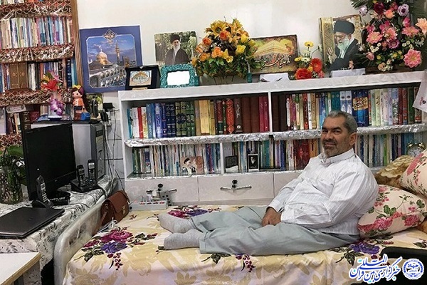 علیرضا نصرآبادی، یکی از جانبازان بیرجندی