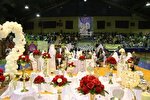 عکس | مراسم جشن ازدواج ۵۰ زوج کرمانی