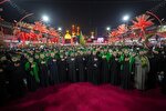 آیین عزاداری خادمان سادات حرمین کربلا برگزار شد + عکس