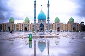 نماهنگ | حضور خادمان مسجد مقدس جمکران در جیرفت