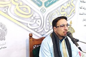 عکس| کرسی تلاوت رضوی در گرگان