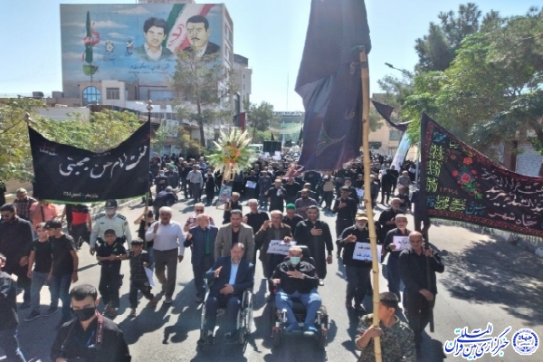 تشییع پیکر شهید حسین یوسفی