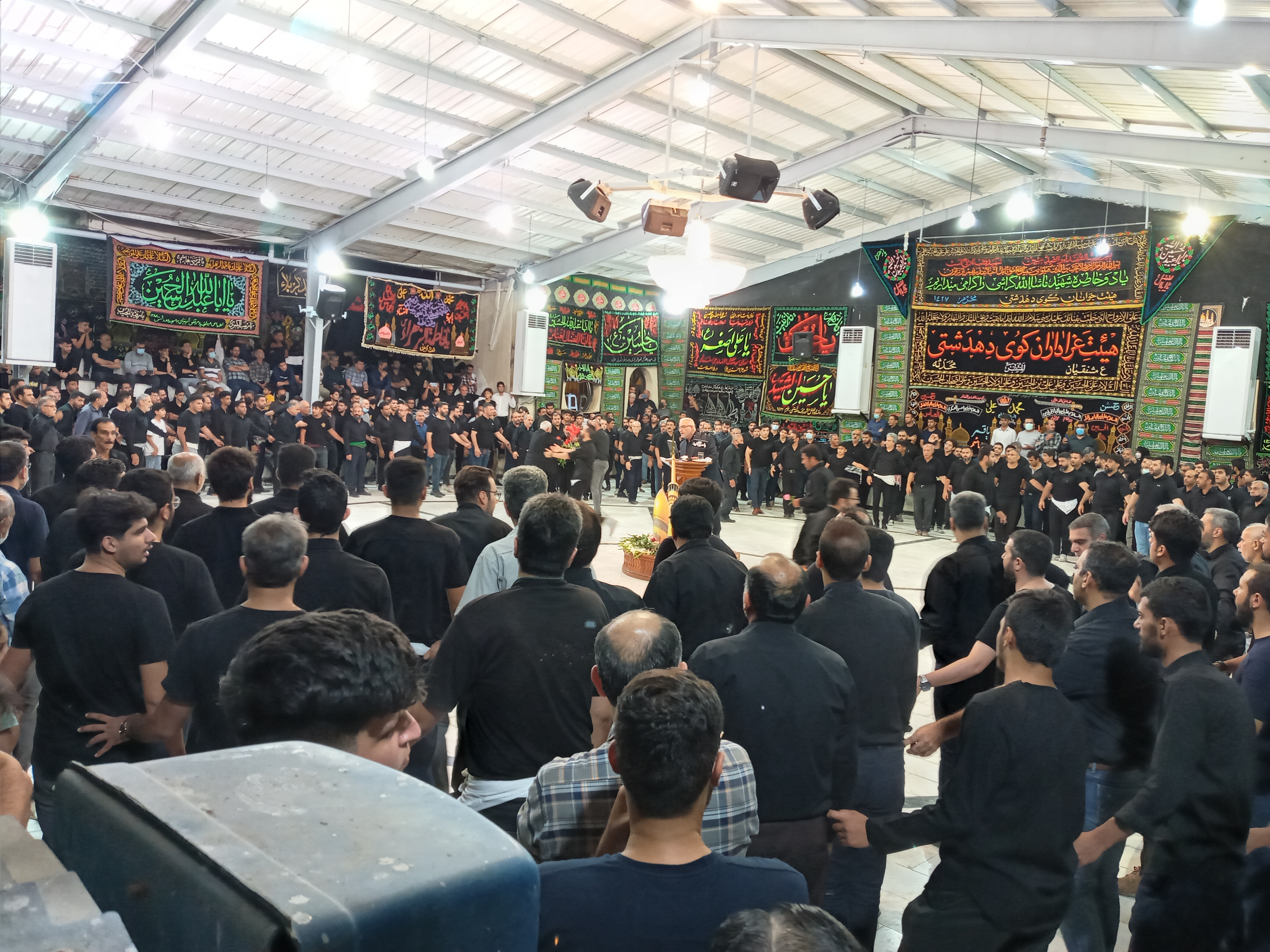 نواخانه کوی دهدشتی در سوگ امام رضا(ع) نشست+ عکس