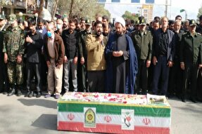 عکس | تشییع شهید مدافع امنیت در زرند