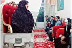 دانشجویان دانشکده قرآنی میبد با مادر شهیدان فلاح دیدار کردند