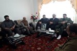 دیدار امام‌جمعه نوشین‌شهر با خانواده شهید محسن یوسفی
