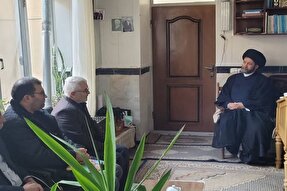 دیدار اعضای اتحادیه انجمن‌های اسلامی اردبیل با آیت‌الله عاملی