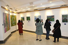 نمایشگاه «تجسم هنر» با 38 اثر در تالار مرکزی رشت آغاز به کار کرد