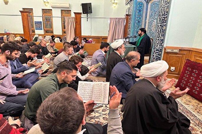 عکس | مراسم وداع با ماه شعبان در مسکو