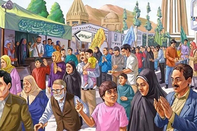 برگزاری جشن ۱۵ کیلومتری میلاد منجی در همدان