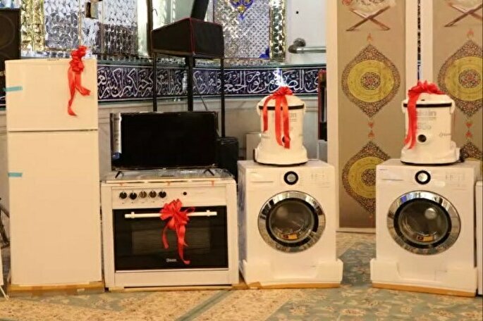 اهدای ۸۸۸ سری جهیزیه به نوعروسان کمیته امداد خراسان‌شمالی