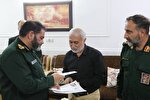 عکس | دیدار معاون هماهنگ‌کننده سازمان بسیج مستضعفین با خانواده شهید مدافع حرم «مقداد مهقانی»