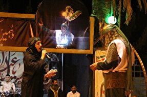 عکس | اجرای مجلس تعزیه شهادت حضرت علی‌اکبر(ع) در ده‌زیار