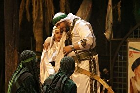 عکس | چهارمین شب دهمین سوگواره ملی«تعزیه ده‌زیار»