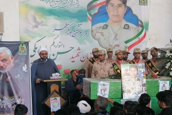 مراسم تشییع حسن بادامکی