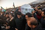 عکس | تشییع پیکر شهید «محمد قنبری» در صیدون