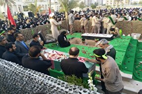 برگزاری آیین سالگرد تدفین شهید گمنام استانداری هرمزگان