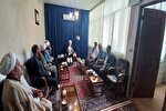 دیدار اعضای کارگروه قرآن و عترت استان مرکزی با آیت‌الله دری نجف‌آبادی