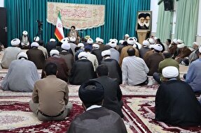 عکس | برگزاری جشن غدیر در دفتر نماینده ولی‌فقیه در کردستان