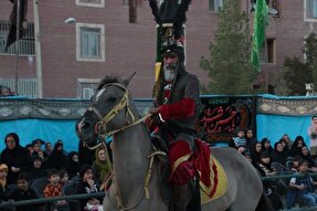 عکس | مراسم تعزیه‌خوانی در شهرک ولایت کرمان