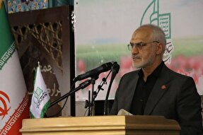 مراسم مانور آغاز خدمت‌رسانی به زائران اربعین حسینی در مرز شلمچه برگزار شد