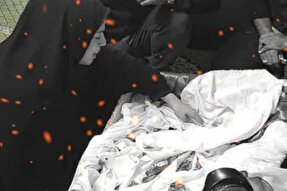 نخستین دیدار خانواده با پیکر مطهر  شهید «حسن وحیدی»