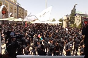 فیلم | عزاداری تاسوعای حسینی در گلزار شهدای کرمان