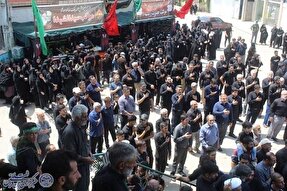 عکس | عزاداری مردم میاندورود در روز عاشورای حسینی