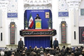 کلیپ | اقامه نماز جمعه اردبیل در روز عاشورا