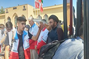 اعزام جوانان هلال احمر کهگیلویه‌وبویراحمد به مشهد مقدس