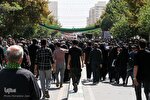 عکس | عزاداری ۲۸ صفر در خیابان‌های منتهی به حرم مطهر رضوی