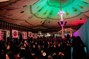 عکس | عزاداری شهادت امام رضا(ع) در گلزار شهدای کرمان