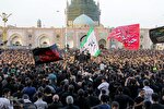 عکس | آیین چهارپایه خوانی روز شهادت امام رضا(ع) در حرم مطهر رضوی‎