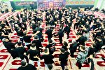 عزاداری حسینی در مسجد دوازده امام کوی نیرو اهواز + عکس