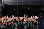 فیلم | عزاداری هیئت مهدیه شاهدیه در شام شهادت امام عسکری(ع)