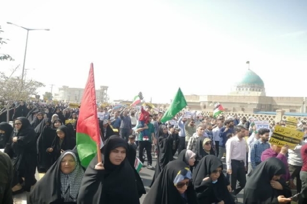 راهپیمایی ضدصهیونیستی در خراسان‌جنوبی