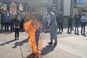 عکس| تجمع مردم زابل در محکومیت نسل‌کشی اسرائیل در غزه