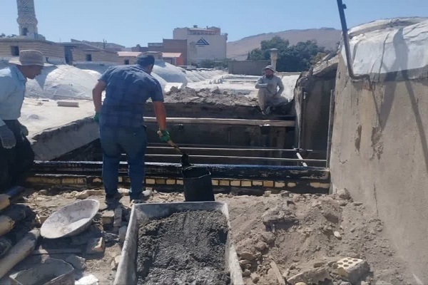 بازار تاریخی شهرستان بیجار مرمت شد