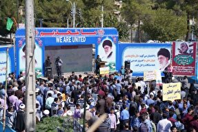 عکس | اجتماع جوانان نقش‌آفرین در گام دوم انقلاب اسلامی در کرمان